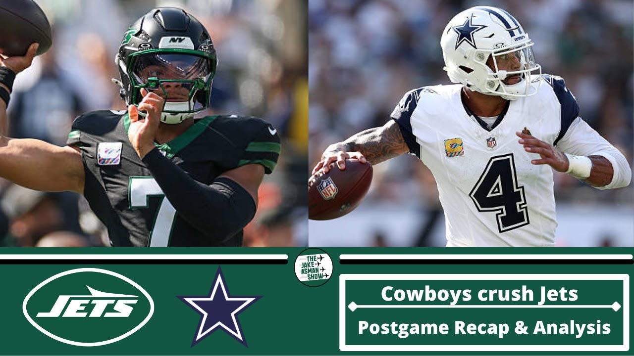 Cowboys PULVERIZE Jets as Aaron Glenn drops to 0-5 - Postgame Recap & Analysis
