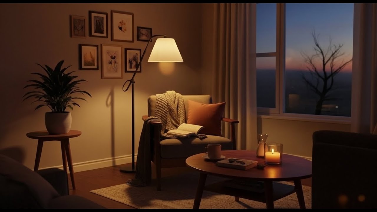 Candlelit Night by the Window | Relax, Unwind & Fall Asleep