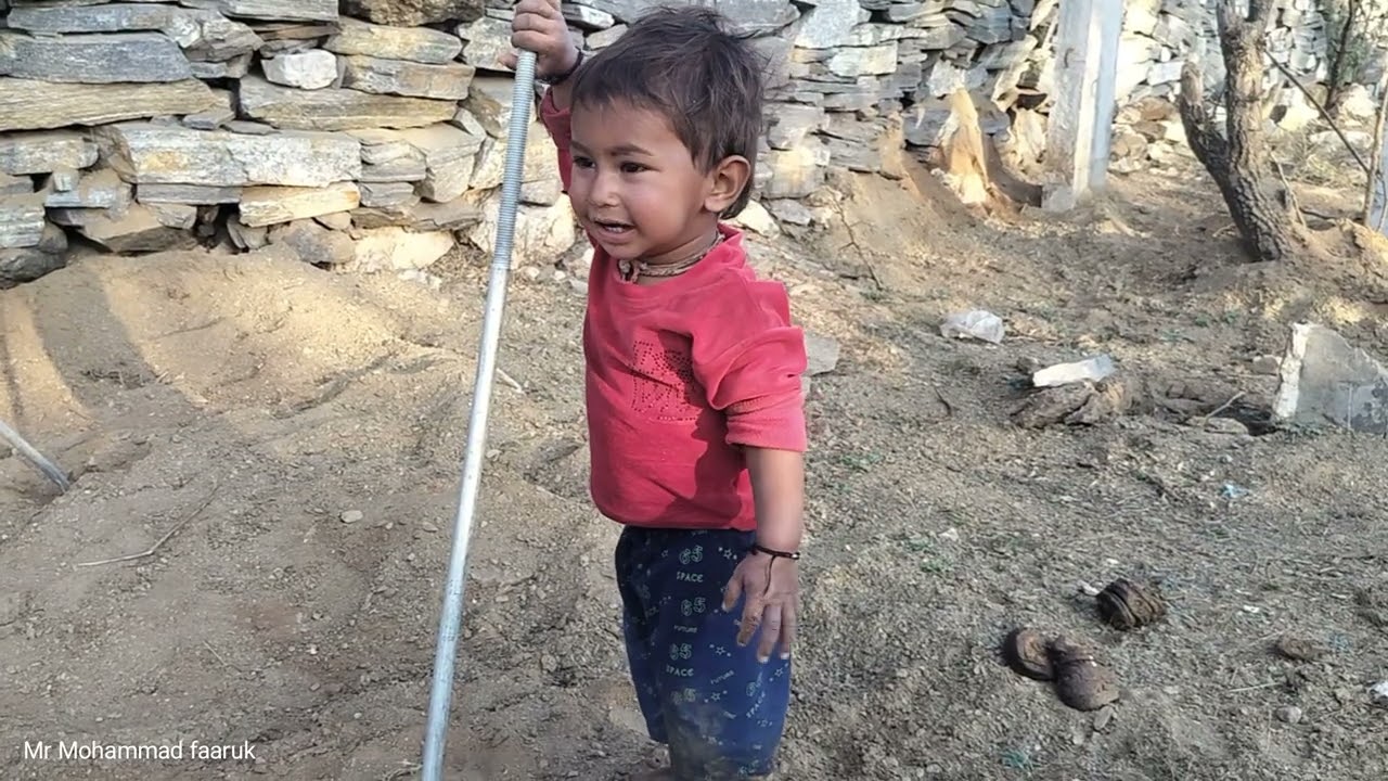The father shows off AMAZING Smart and Happy life This baby of village #survival #skills #Camping