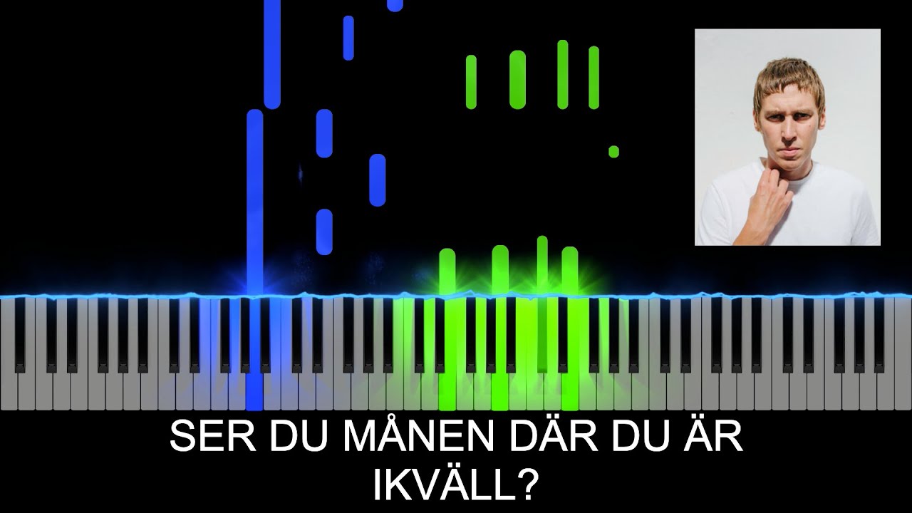 Ser du månen där du är ikväll - Thomas Stenström | Piano Tutorial