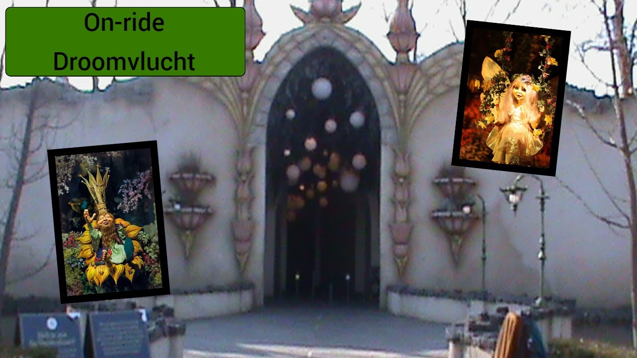 [OUDE VIDEO][Efteling] Droomvlucht Onride + Wachtrij + Winkels
