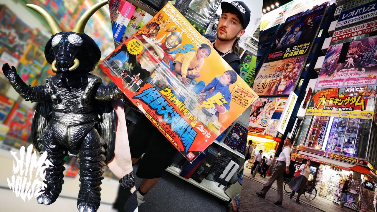 The Best Sofubi & Vintage Kaiju Toy Hunting Spots In Tokyo! - EP 01 - Akihabara & Mandarake.