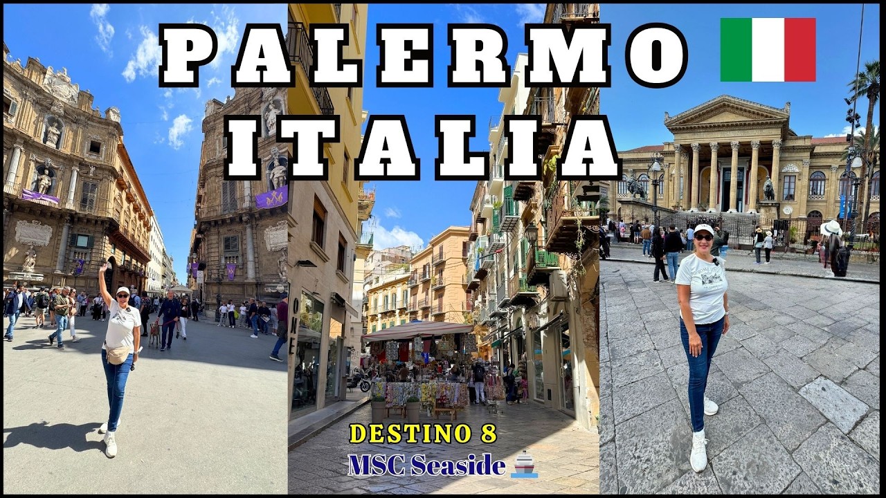 Que hacer en Palermo, Italia en un Día/MSC Seaside🚢