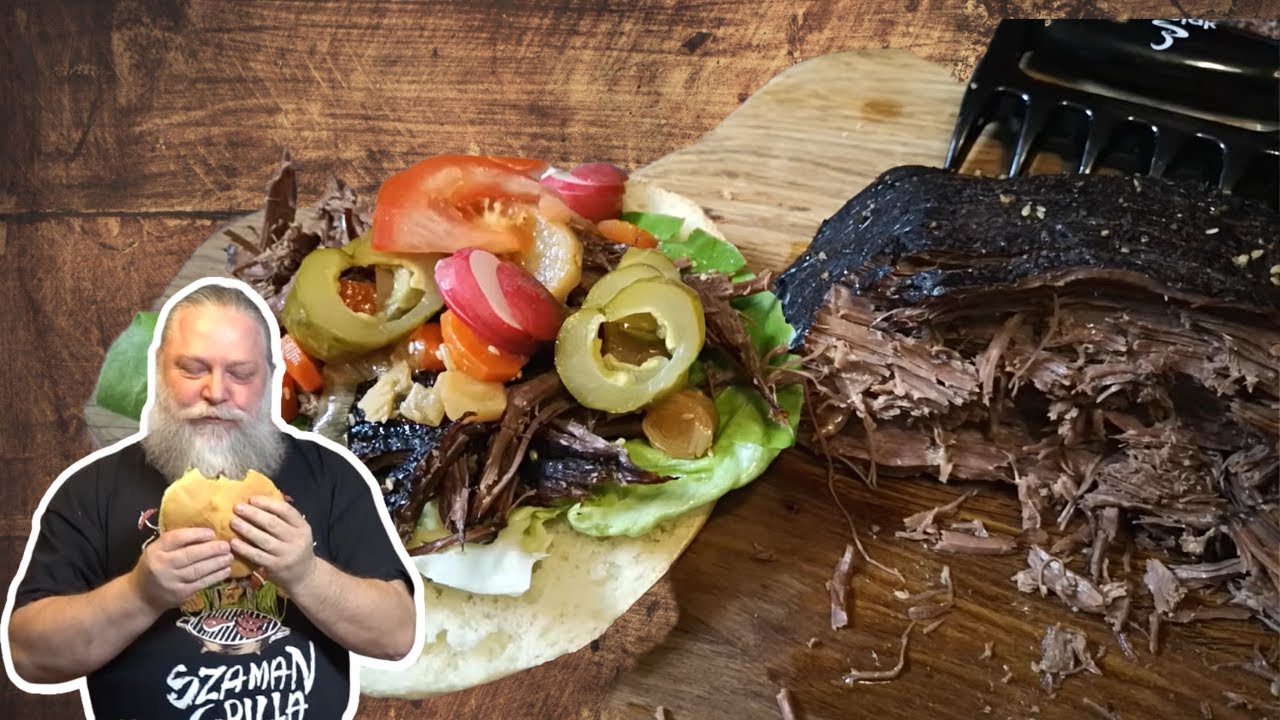 Aromatyczna wołowina szarpana. Wędzona i pieczona  - Praktyka u Praktyka