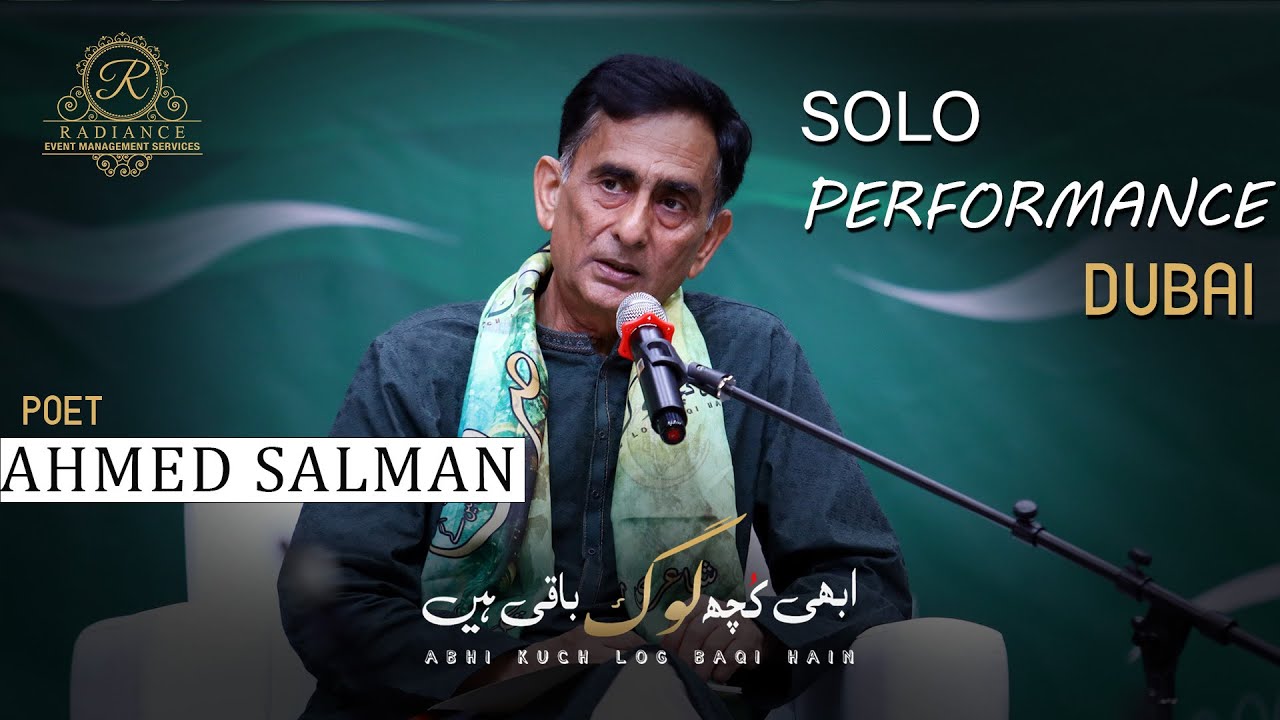 Ahmed Salman | First Ever Solo Performance In Dubai | Abhi Kuch Log Baqi Hain Dubai 2025