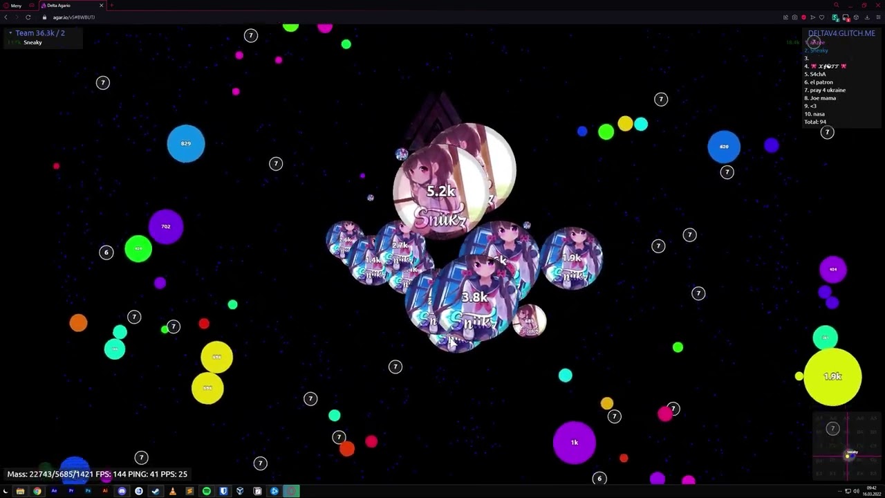 Agar.io - Ahzee & SniiKz Random Server Takeover #124