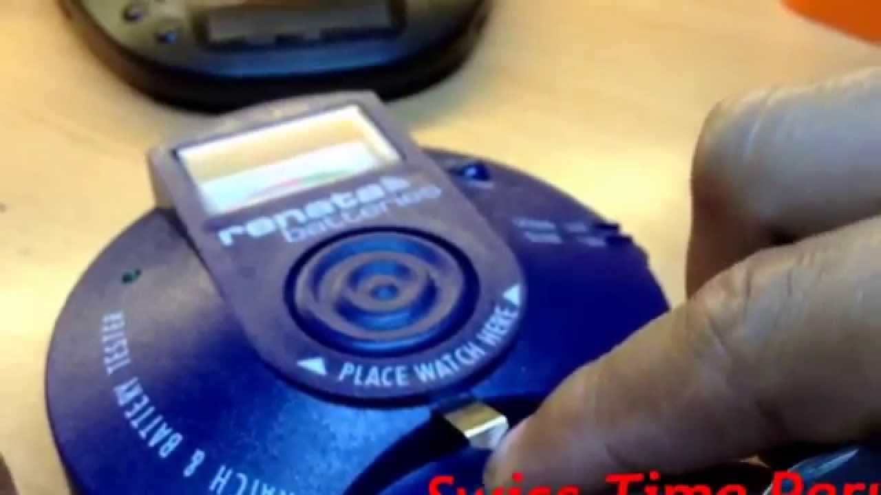Test Renata Watch Tester