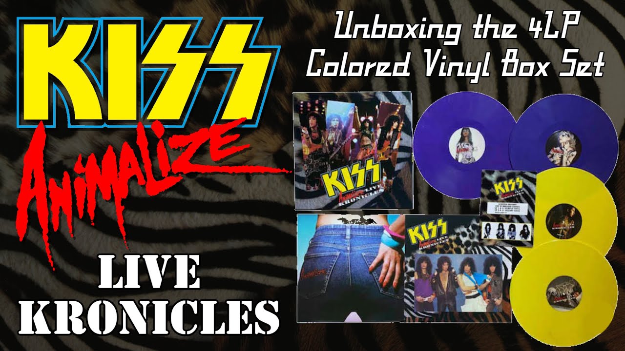 Unboxing the KISS - Animalize Live Kronicles 4LP Colored Vinyl Box Set | Vinyl Community