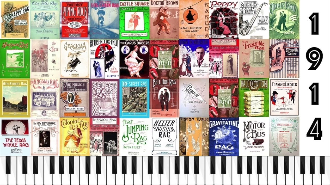 1914 Ragtime Piano Compilation