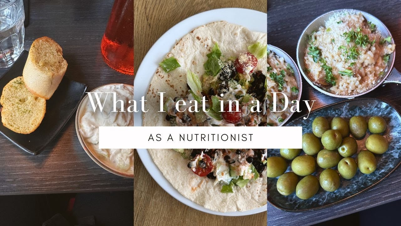 What I Eat in a Day as a Nutritionist | easy homemade meals & restaurant foods