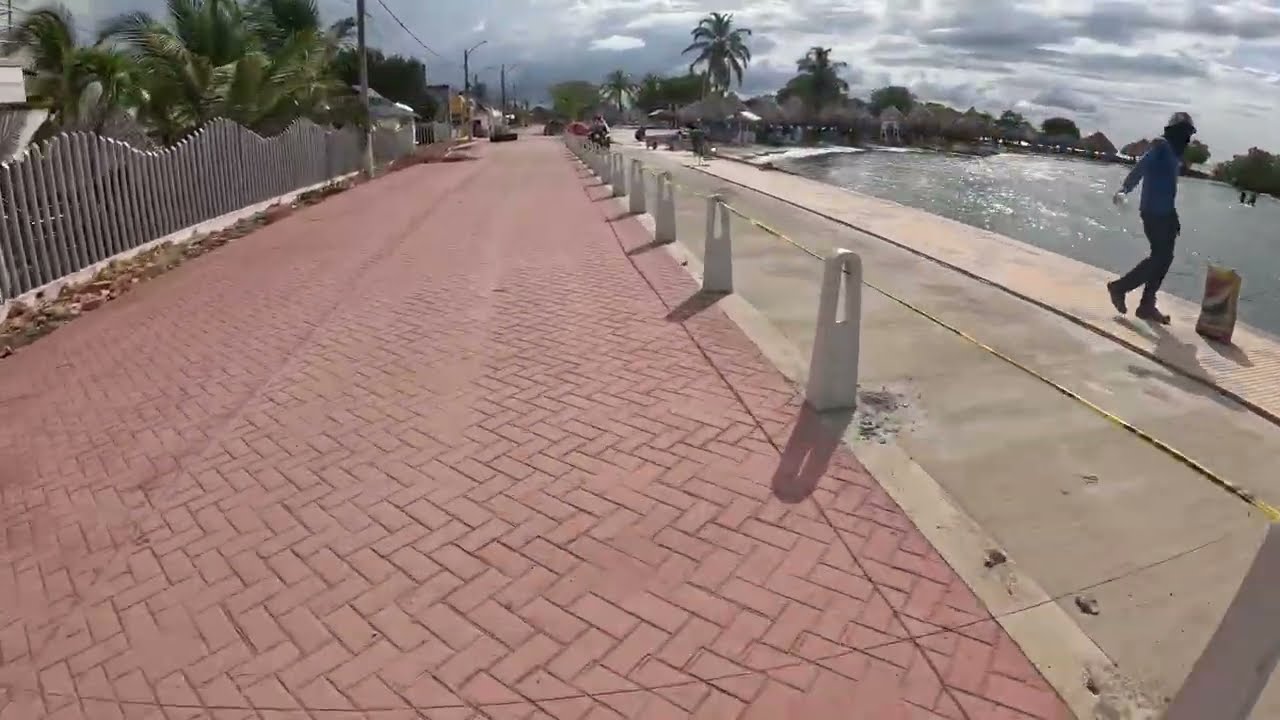 Nuevo Malecón En Las Playas Segunda Ensenada De Coveñas Sucre Colombia