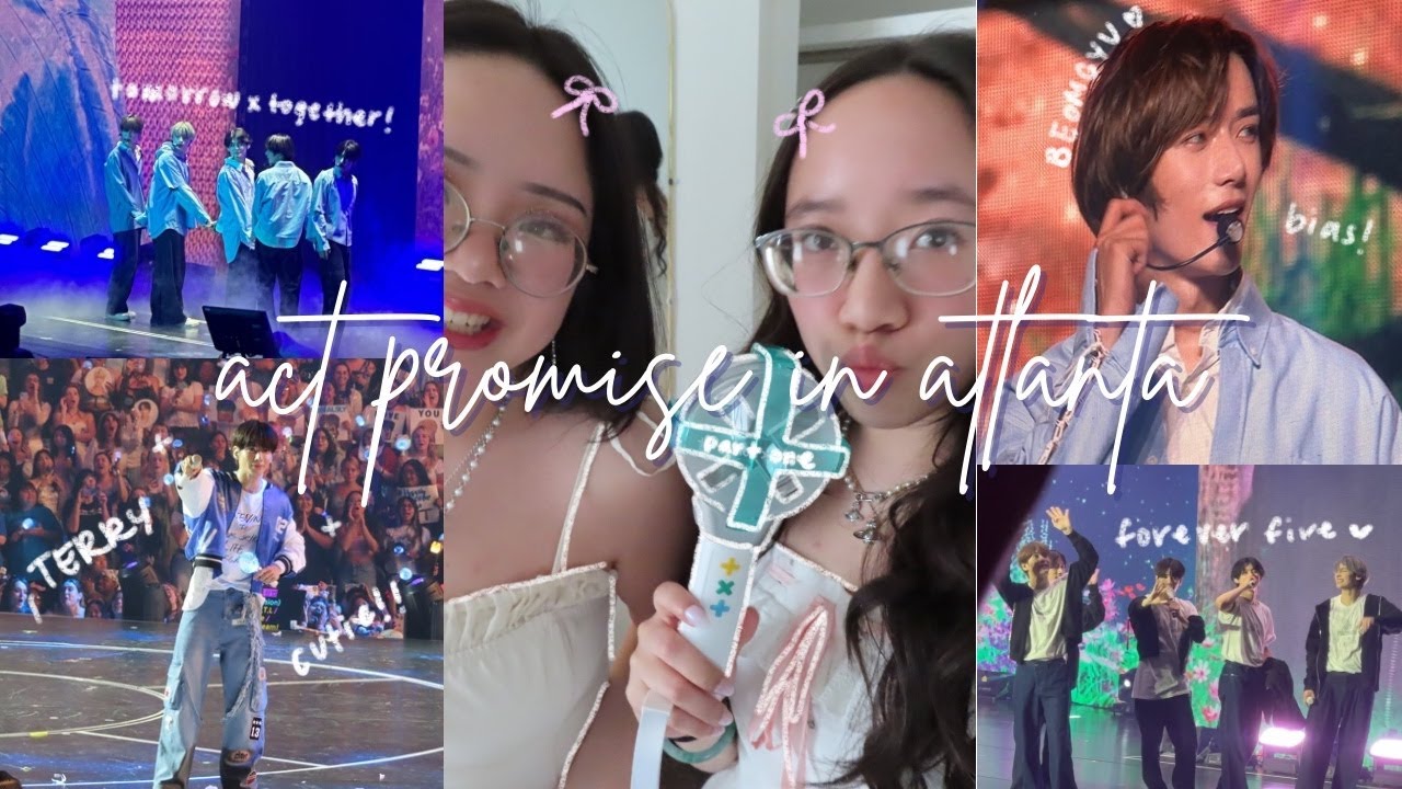 [concert vlog] act promise in atlanta (part one) ౨ৎ: txt, 4K footage, ootd, merch