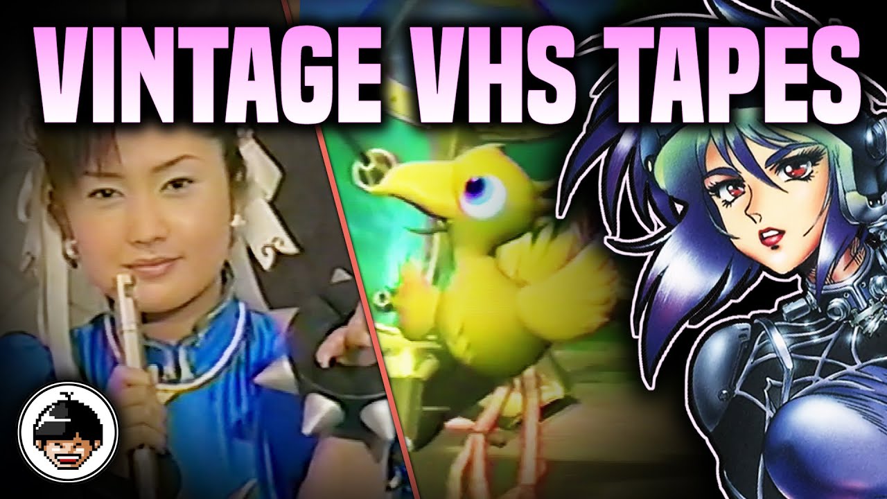 Japanese Video Game VHS Tapes
