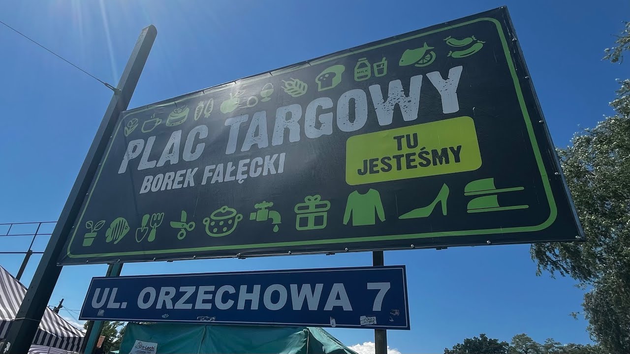 Poland Marketplace in Borek Fałęcki Kraków Poland #travel #polandtravel #europe #ilovepoland