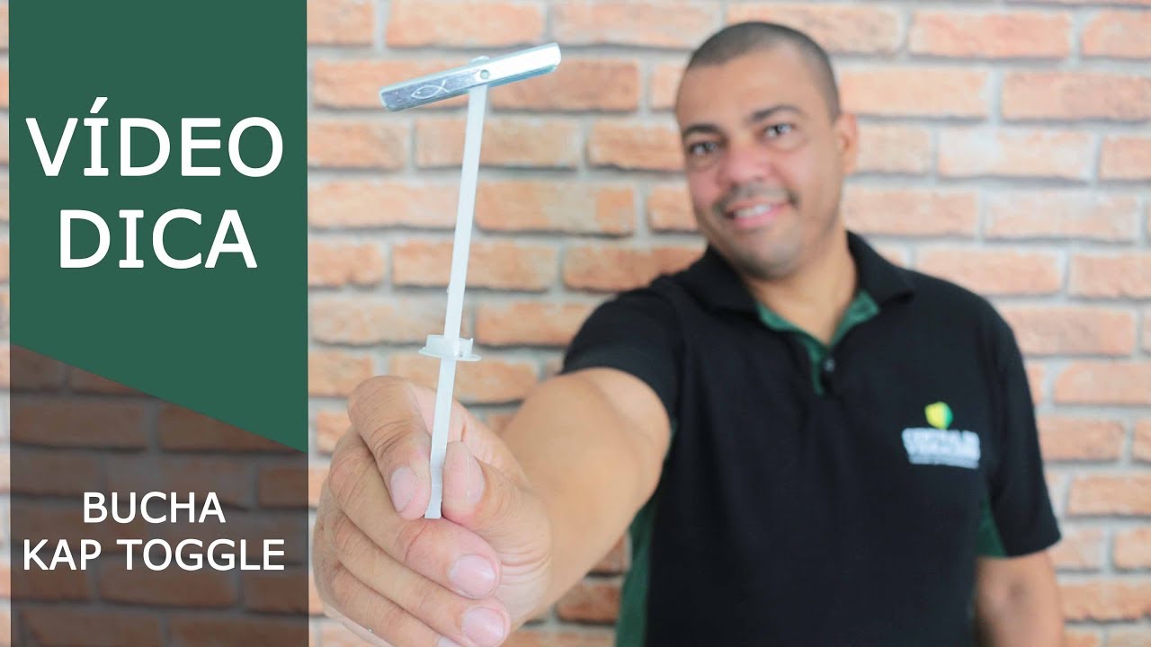 Como Fazer Fixação em Gesso e Dry-Wall Utilizando a Bucha Kap Toggle