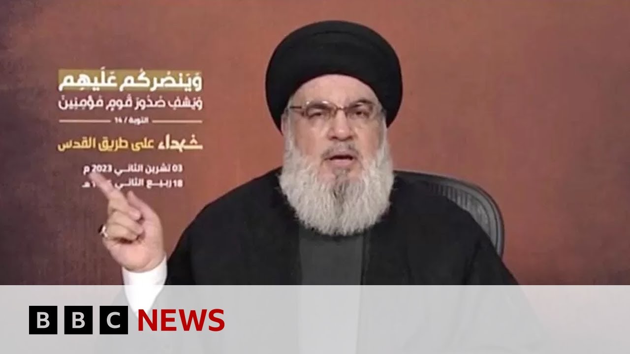 Hezbollah leader says Hamas attacks on Israel were ‘100% Palestinian’ - BBC News