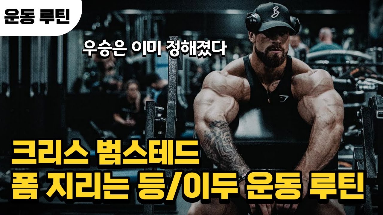 폼 미쳐버린 씨범의 최신 등/이두 운동 루틴과 팁!