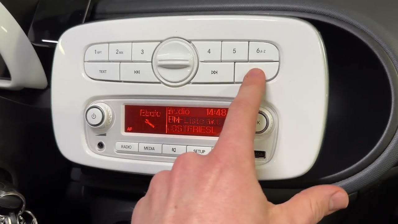 PKW Audio System Bedienungsanleitung Smart ForTwo und ForFour Radiobetrieb Anleitung