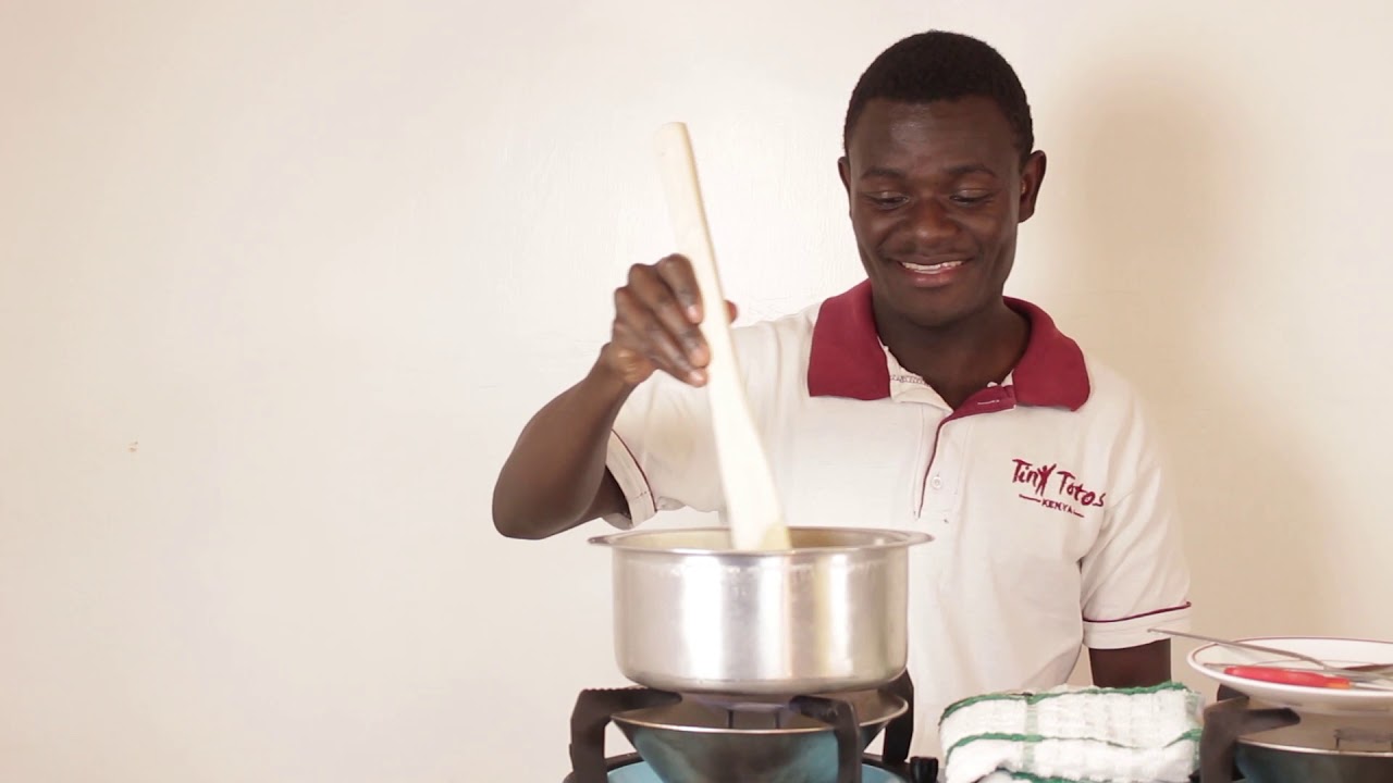 Making Corn Soya Blend Unga porridge