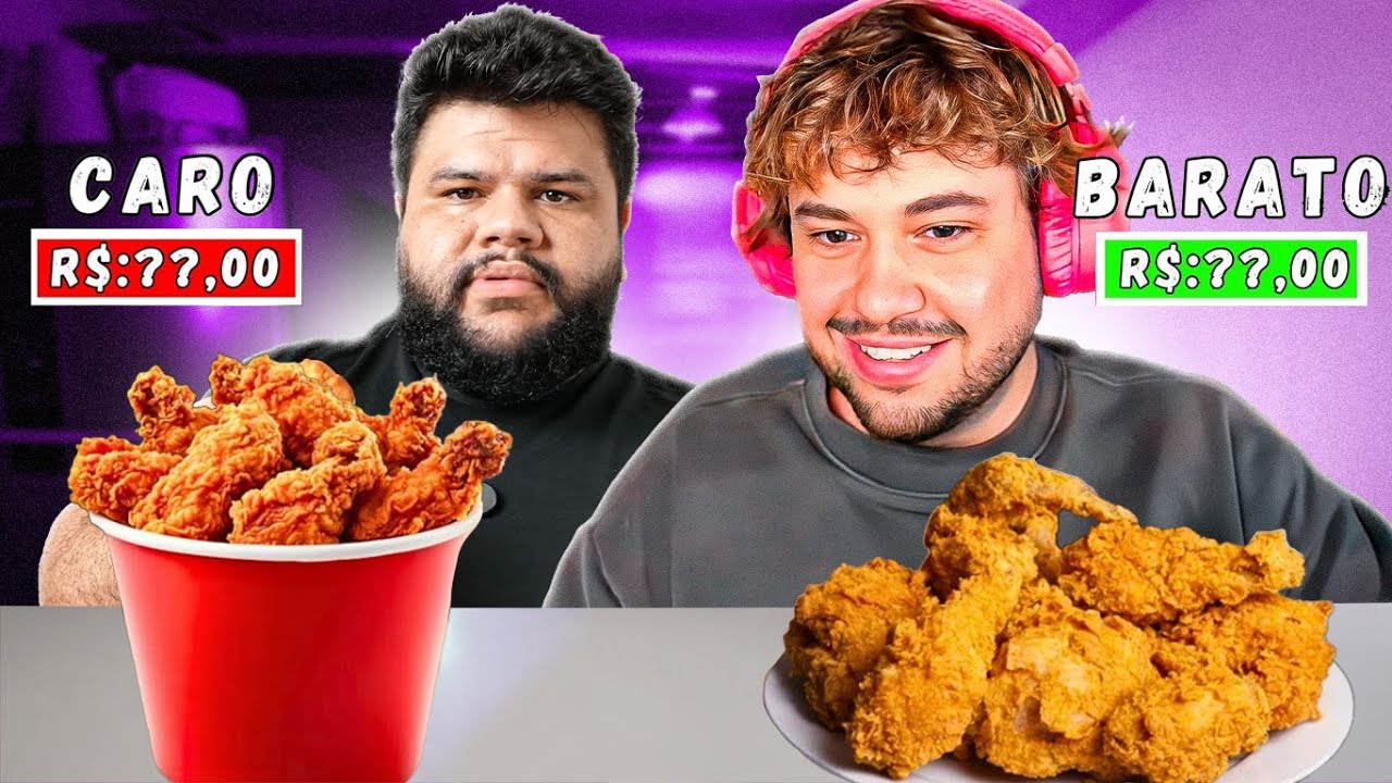 FRANGO FRITO CARO vs FRANGO FRITO BARATO - React Thiago Quatroque