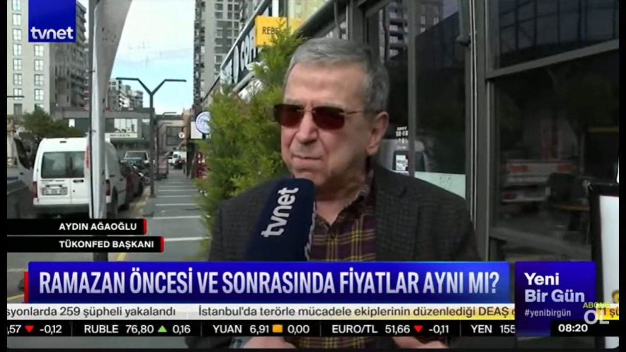 Aydın Ağaoğlu / Av. İbrahim Güllü / TV Net / 24 Şubat 2026 / Ramazanda İftar Menüleri ve Fiyatlar