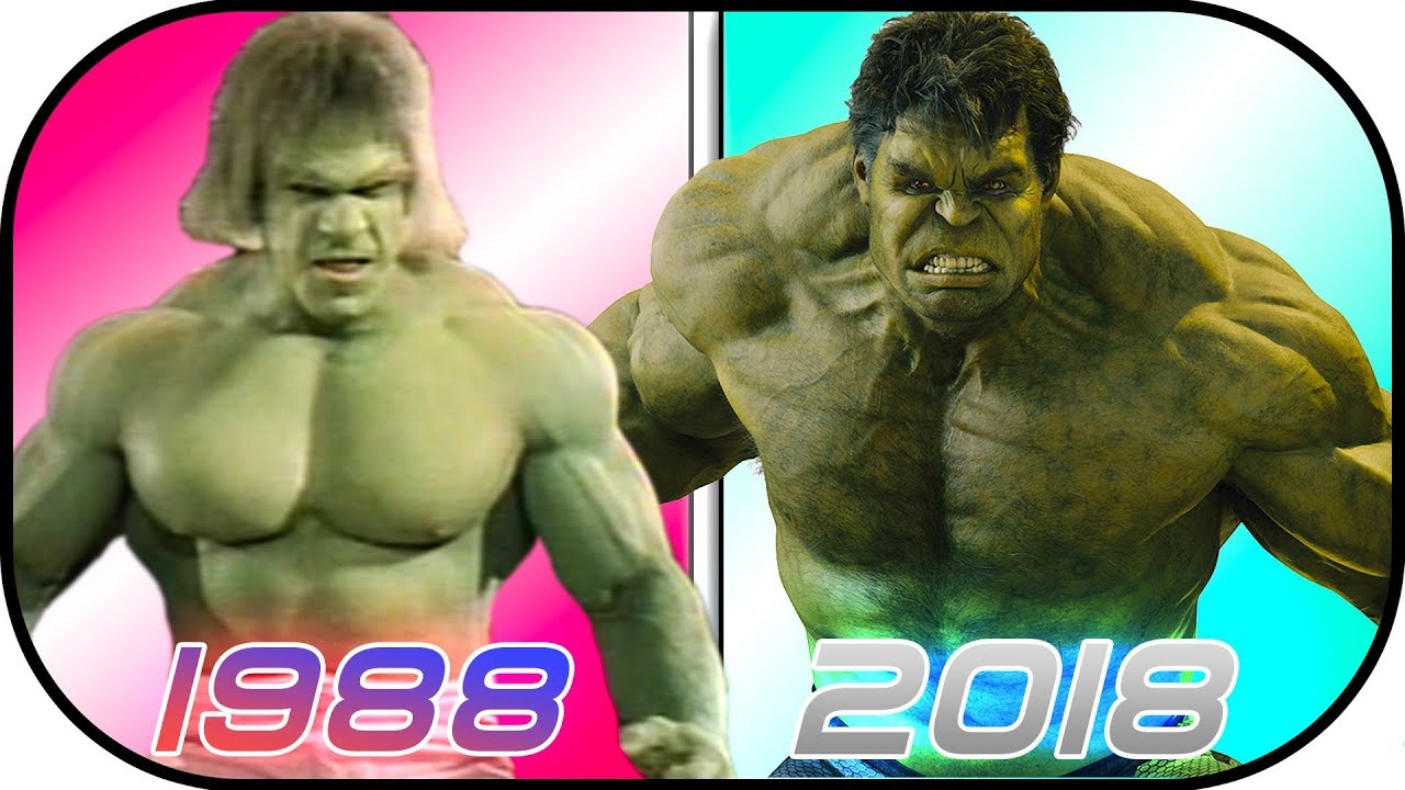 EVOLUTION of HULK in Movies (1988-2018) Bruce Banner History Hulk Avengers Infinity War