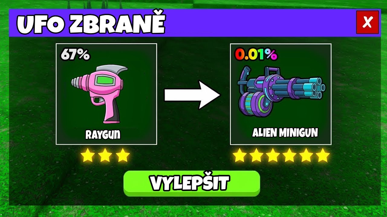 Vylepšil jsem UFO ZBRAŇ v 99 Nocí v Lese...