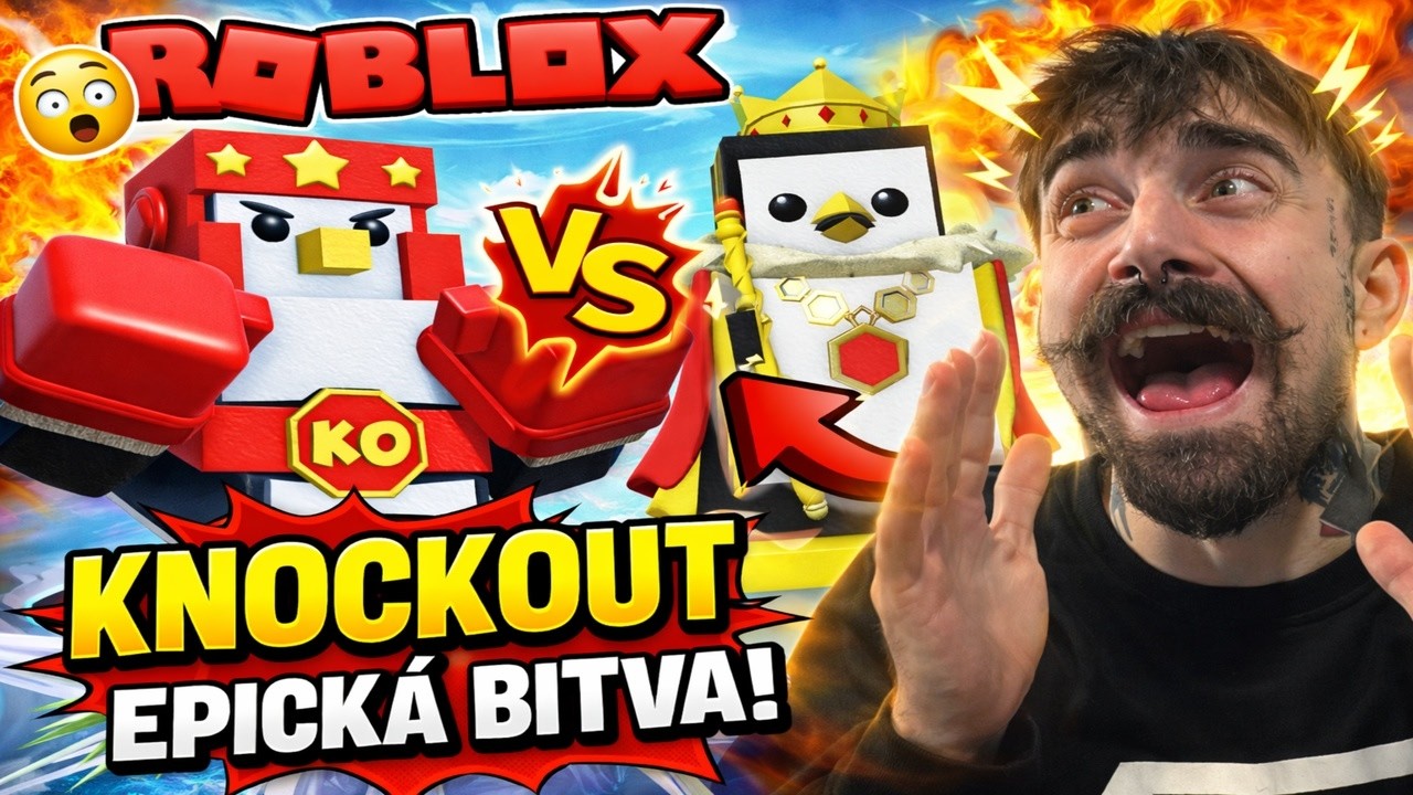 ROBLOX KNOCKOUT 🥊💀 EPICKÁ BITVA! TENHLE SOUBOJ JSEM NEČEKAL! 🤯🔥