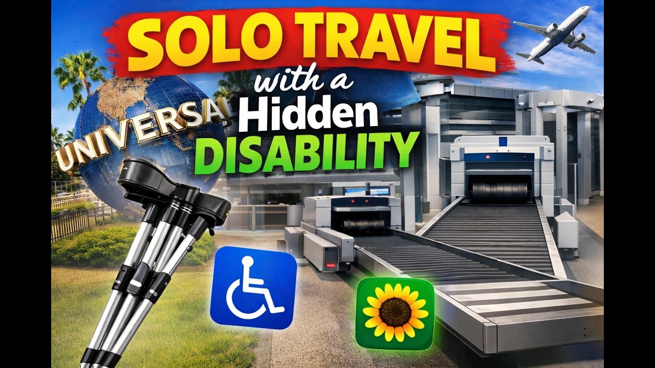 10 Things That Made Solo Travel With a Hidden Disability Easier| Airports & Universal Orlando 
