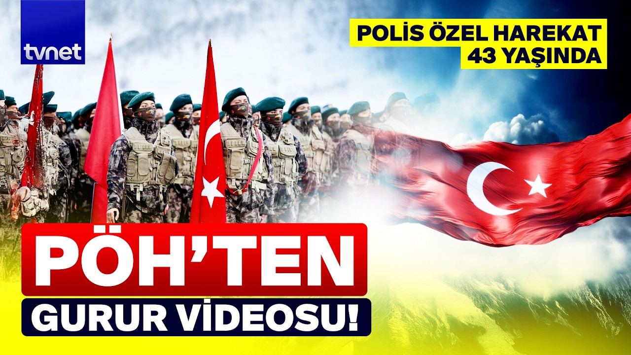P&Ouml;H i&ccedil;in &ouml;zel gurur videosu! | Polis &Ouml;zel Harekat 43 yaşında&hellip;