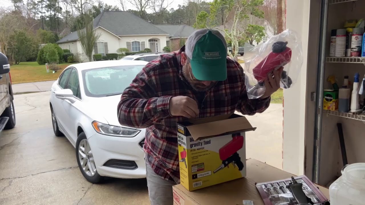 Harbor Freight Spot Blaster - Unbox and Review