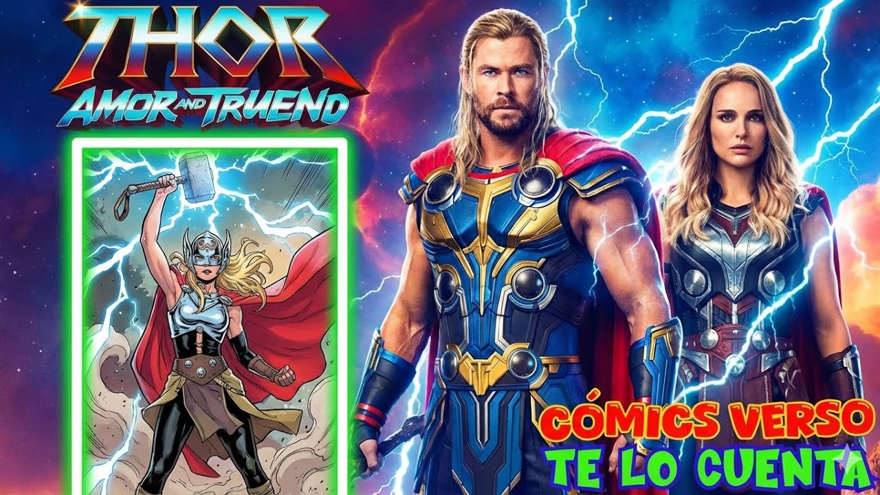 THOR: AMOR Y TRUENO narrada desde el CÓMICS VERSO 