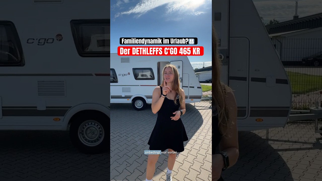 DER Wohnwagen für Familien: Der Dethleffs c´go 465 KR up! 🧑‍🧑‍🧒‍🧒