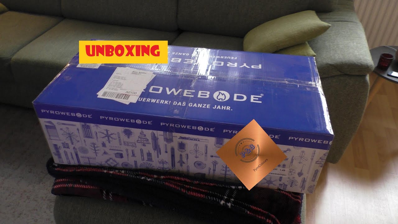 Unboxing Bestellung Pyroweb Teil 1