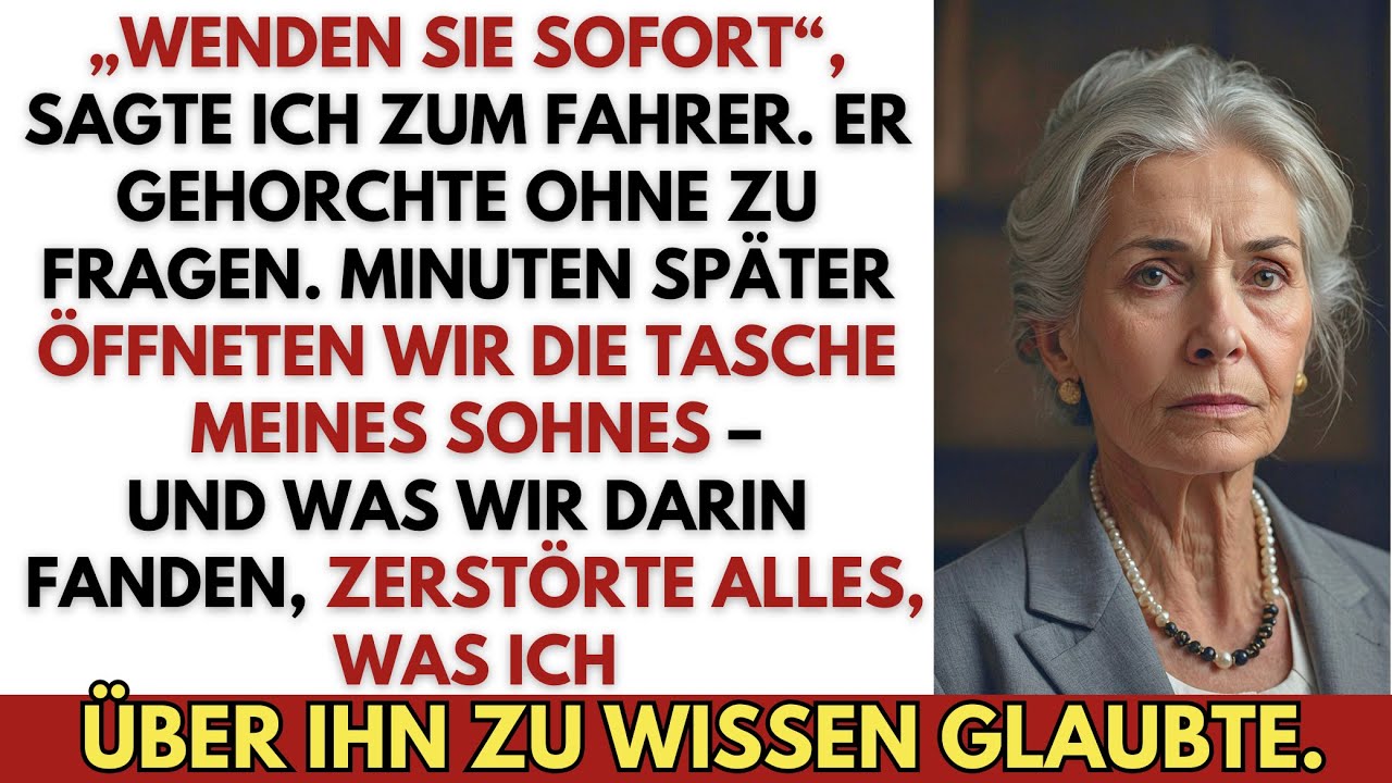 Ich sagte: „Wenden Sie!“ – Was wir in der Tasche meines Sohnes fanden, zerstörte mein Leben.