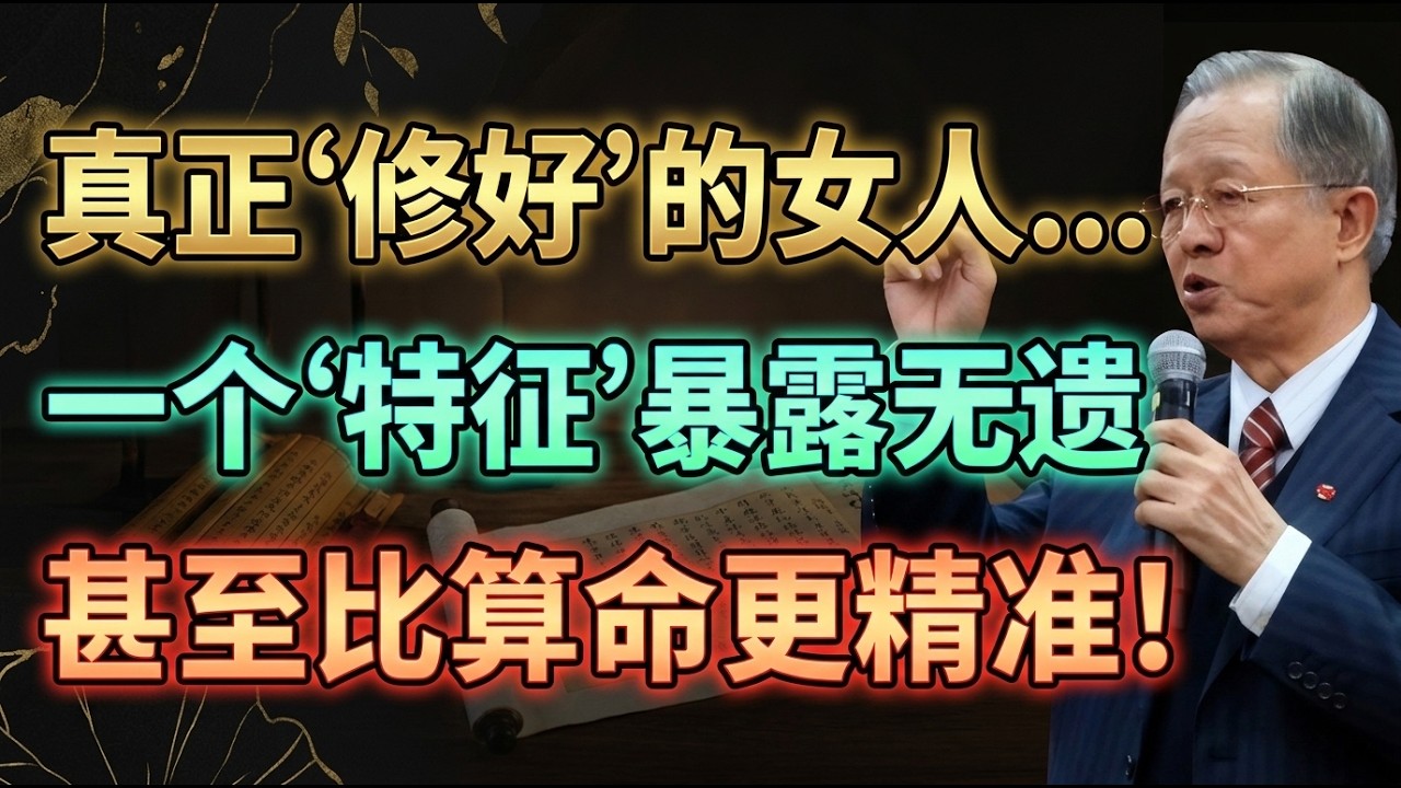 別花錢算命了！女人有沒有福報，看身材「這5個特徵」一清二楚！妳中了幾個？  #人生智慧 #命理 #哲學 #曾仕強 #易經 #正能量