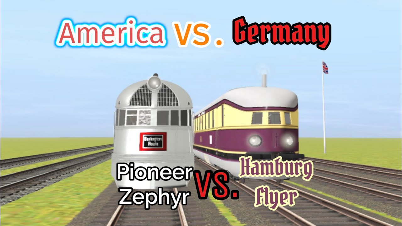 У кого поезд быстрее? Hamburg Flyer против Pioneer Zephyr!