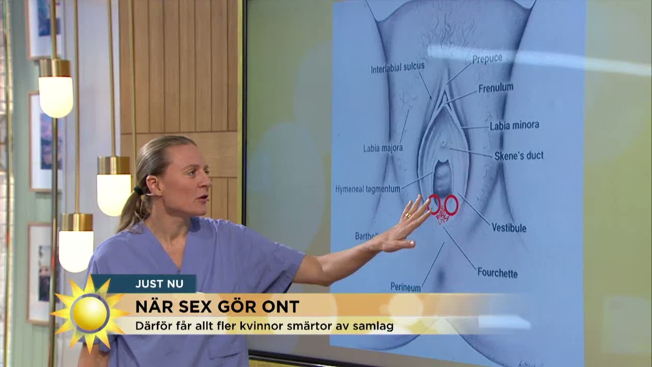 Smärta vid samlag allt vanligare - Nyhetsmorgon (TV4)