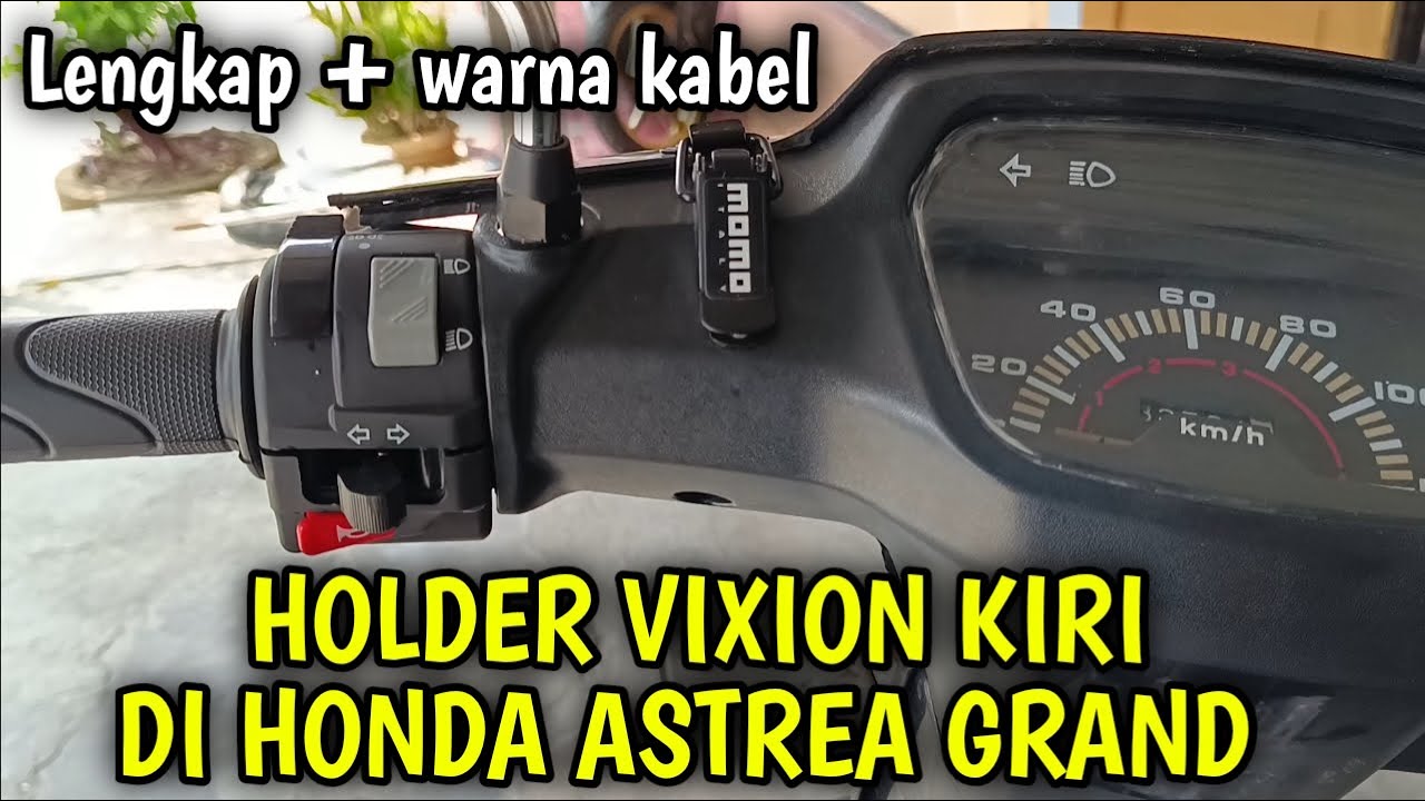 Paling MUDAH !! Pasang Holder kiri Vixion di Astrea grand