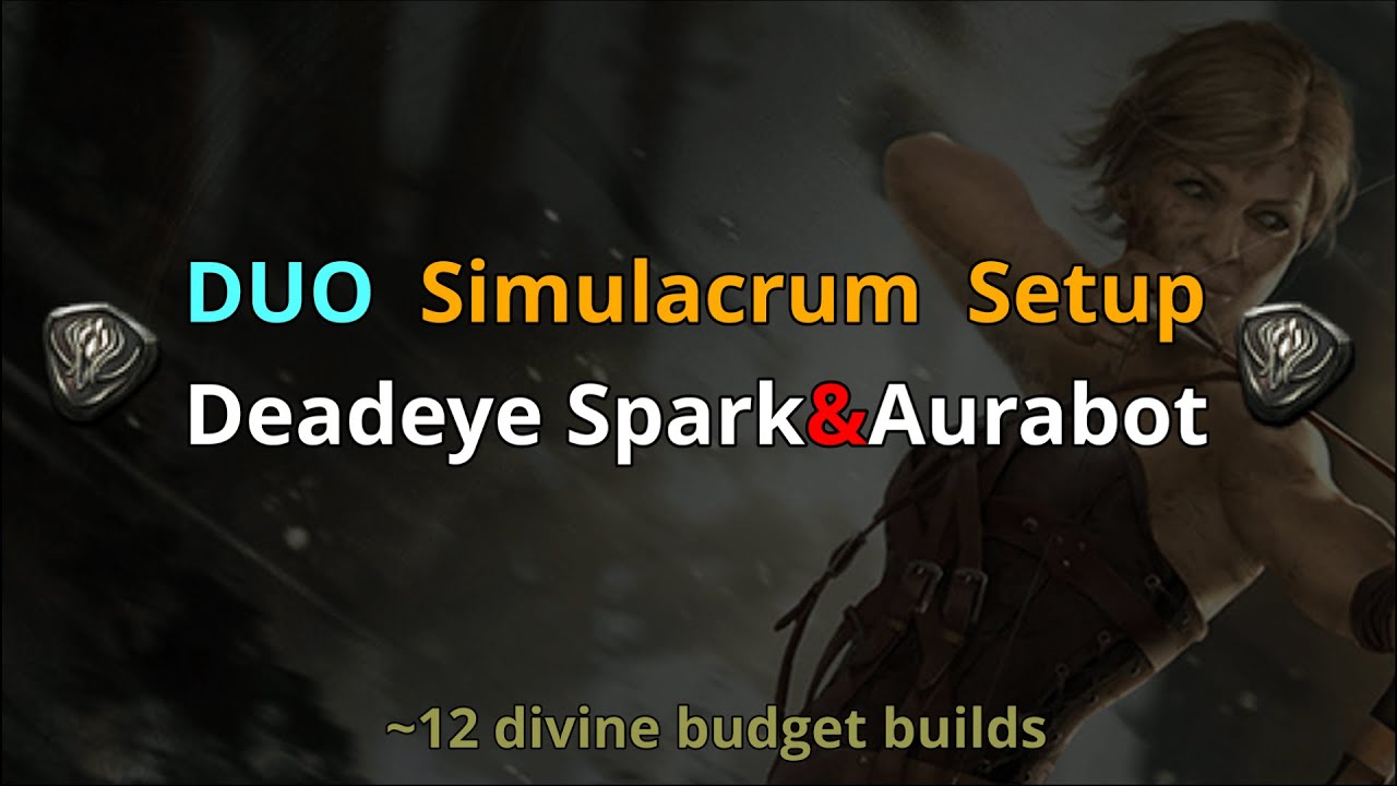 PoE 3.20 | No HH/MB Deadeye Spark & Aurabot DUO setup vs. Wave 30 Sims - 12 Div Budget Build