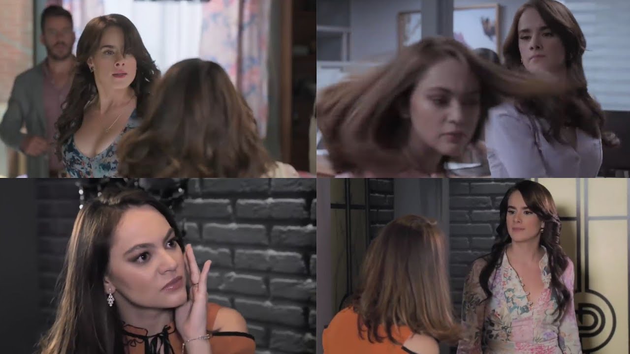 Diseñando tu Amor - Todas las cachetadas de Valentina a Nora