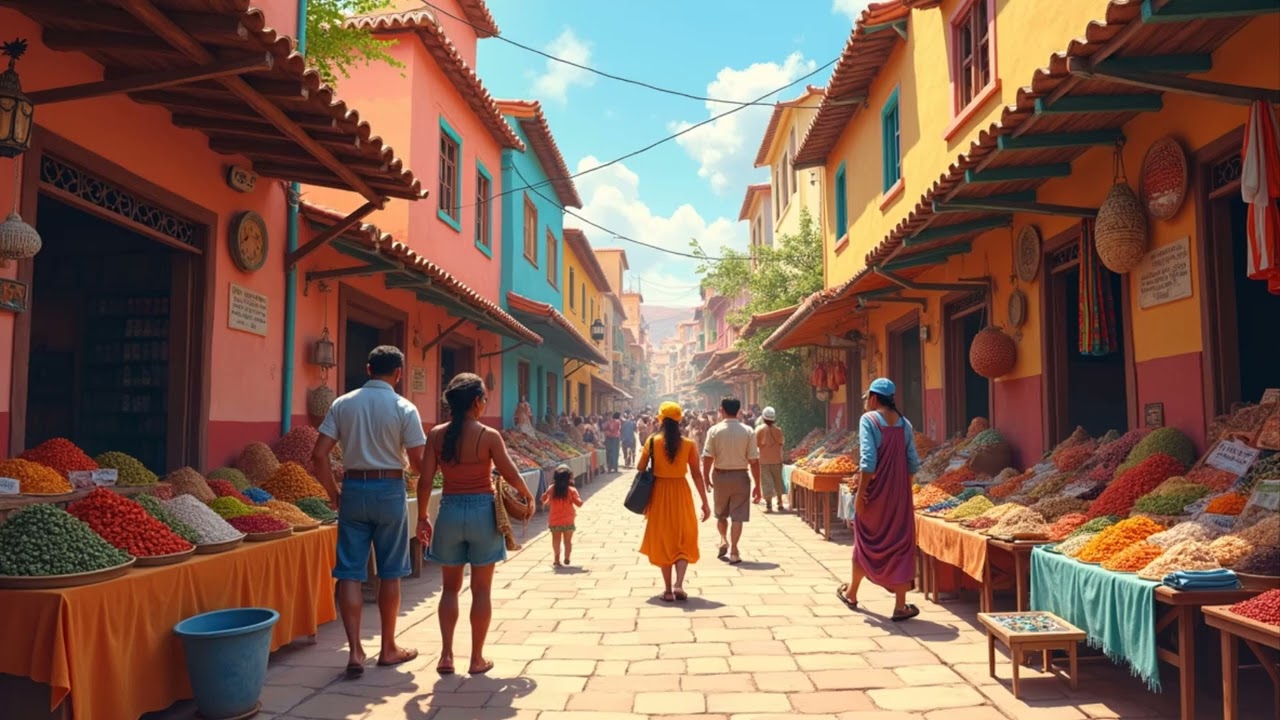 The Traditional Marketplace | English Listening & Speaking Practice | Conversation | Course Canvas
