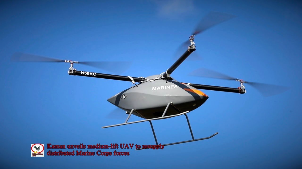 Kaman unveils medium-lift UAV to resupply distributed Marine Corps forces