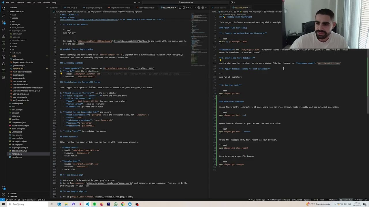 Πως χρησιμοποιώ το Playwright για e2e testing σε Next Js apps