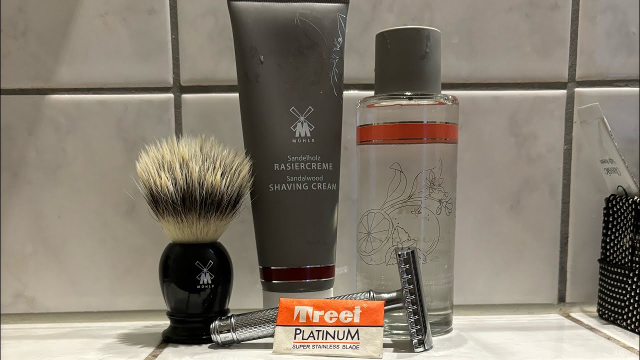 Ustura kıvamında bir tıraş / MÜHLE R41 - MÜHLE SİLVERTİP FİBRE TIRAŞ FIRÇASI, AFTER SHAVE, KREM