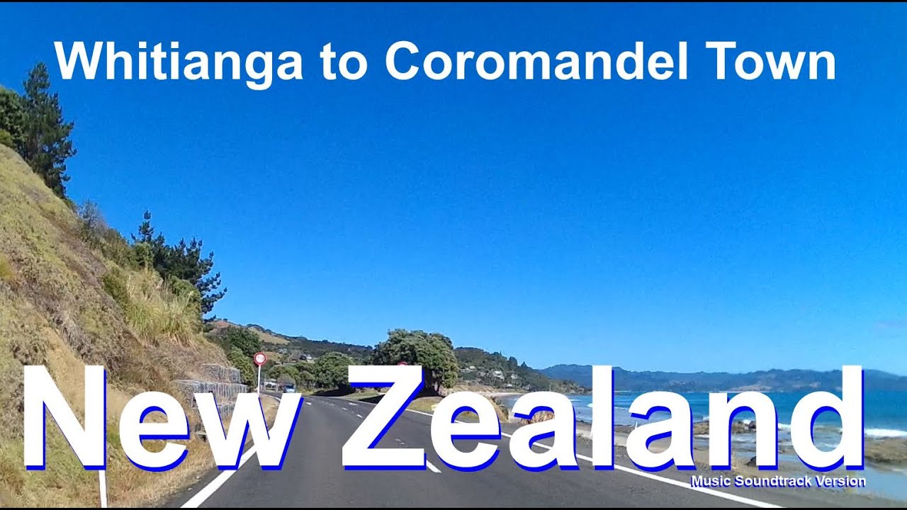 Scenic Drive,Whitianga to Coromandel Town along the pacific coast ,New Zealand Road Trip,