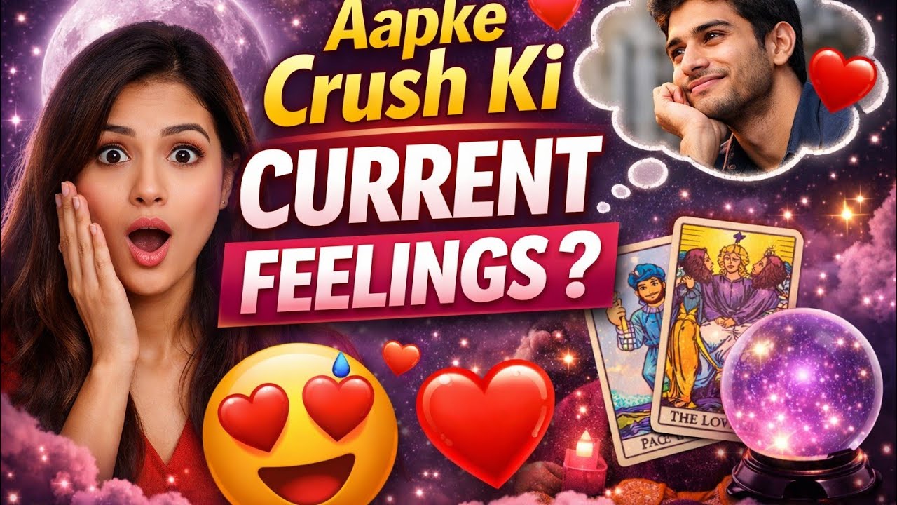 Apke crush ki current feeling apke liye kya hao ✨️✨️#lovereading #tarotcard reading