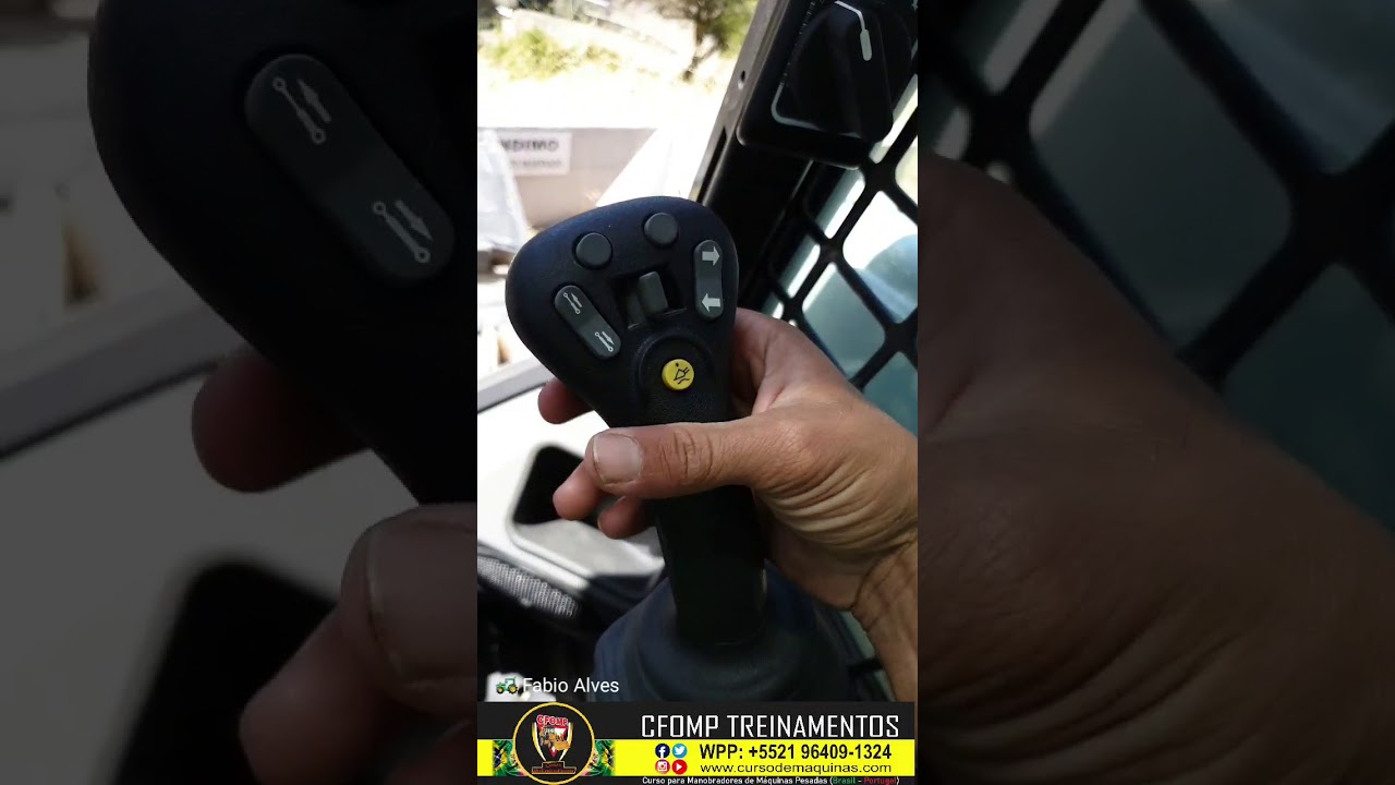 7° Video Aula - Curso de Mini Carregadeira - Comandos da Bobca S570 - Parte 1
