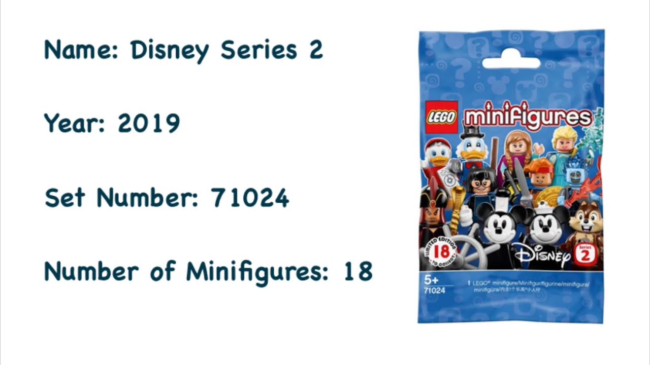 Lego Collectible Minifigures - Disney Series 2 71024 - Set Review