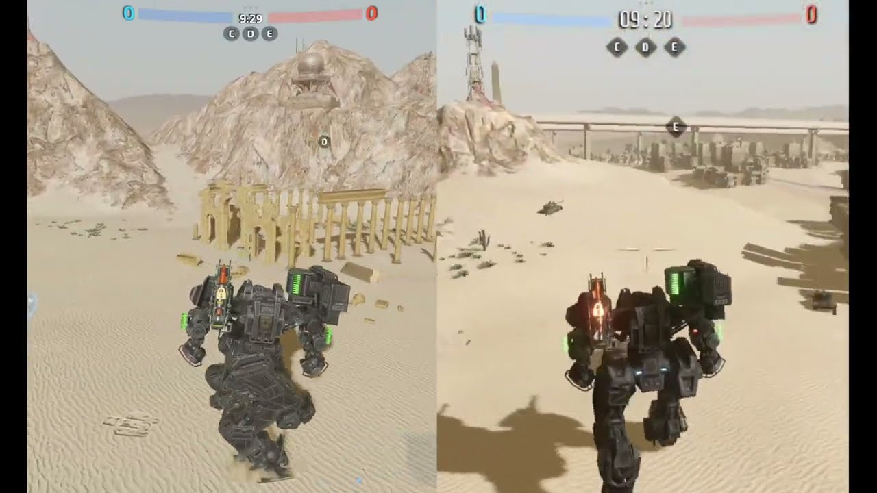 Battle of Titans - B.o.T - new ver 3.0.1 vs old 2.10.1 - graphics quality comparison on ultra - CR@P